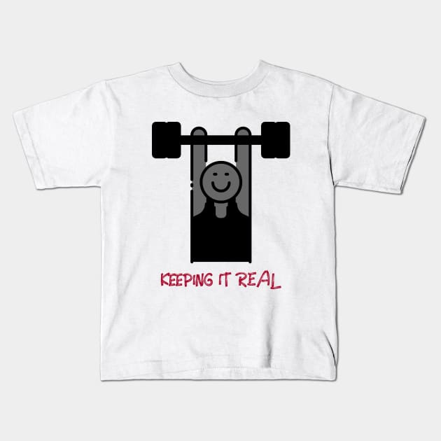 Keeping It Real Kids T-Shirt by JC's Fitness Co.